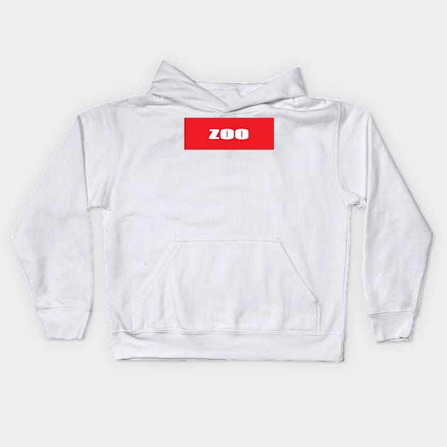 Zoo Kids Hoodie by ProjectX23Red